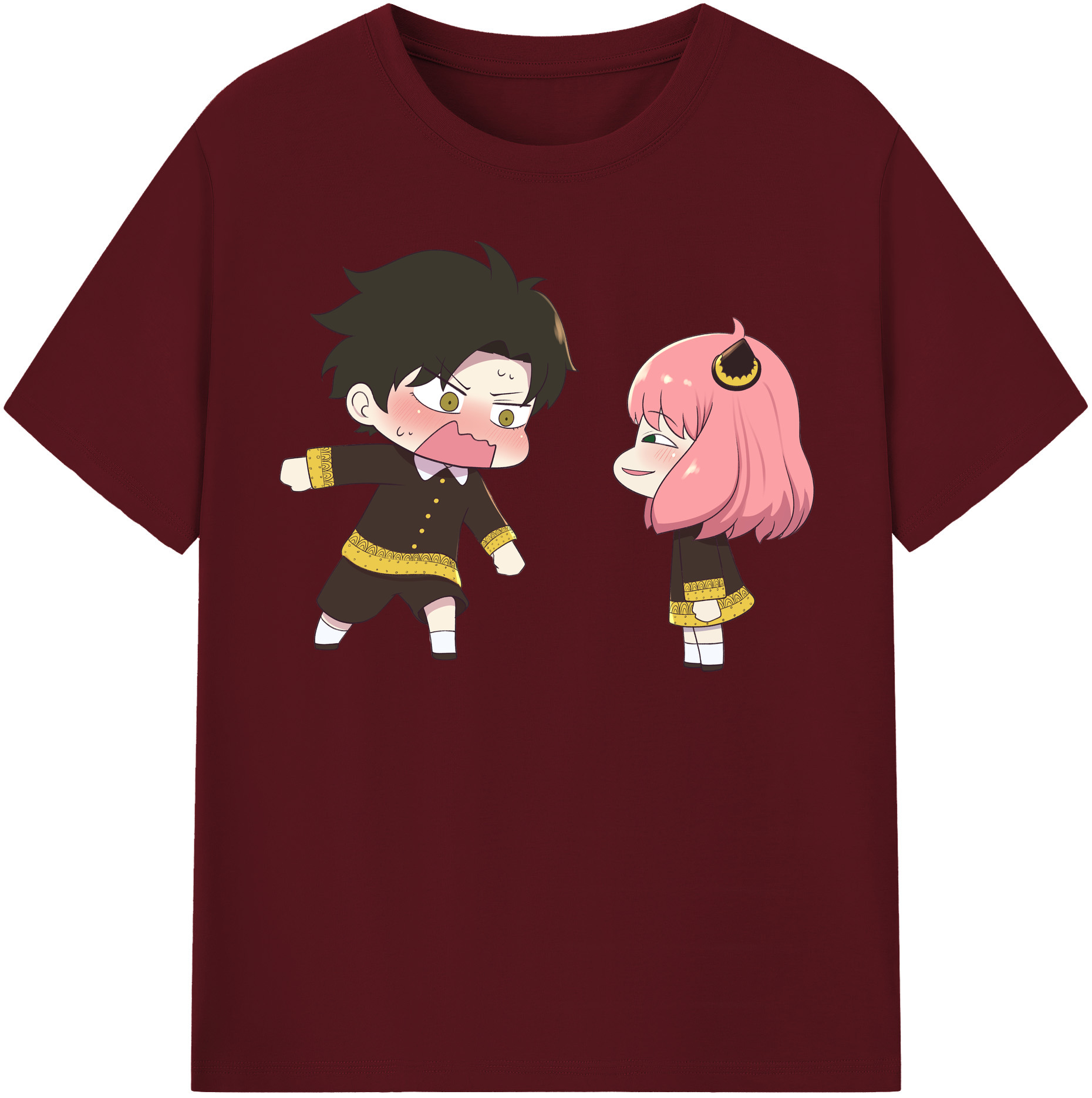 （画像用） SPY×FAMILY间谍家家酒 綿100％半袖Tシャツ（フロントプリント）
